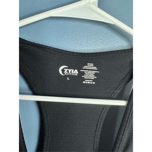 Zyia Active Women's Black Racerback Pullover Tank Top Size Large - Picture 3 of 5